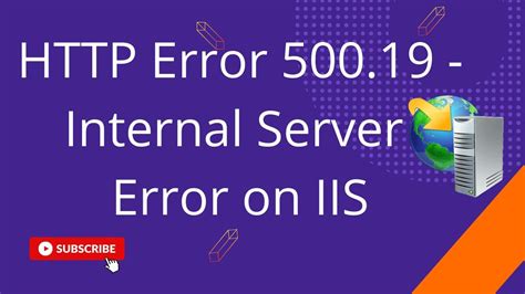 How To Resolve Error Internal Server Error On Internet Information Services IIS