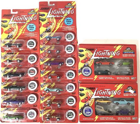 Lot 13 Johnny Lightning Diecast Cars And 2 Sets