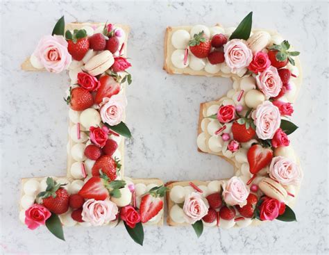 Modern Number Cakes