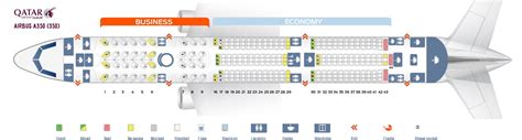 Airbus A350 900 Qatar Airways Sitzplan