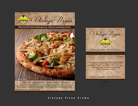 My husband got their cookbook for christmas one year and i enjoy making it at home occasionally too! California Pizza Kitchen on Behance