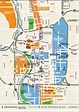 Columbus downtown map - Map of downtown Columbus Ohio (Ohio - USA)