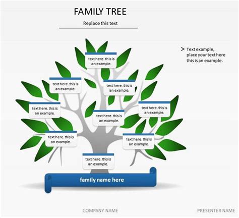 family tree template    documents