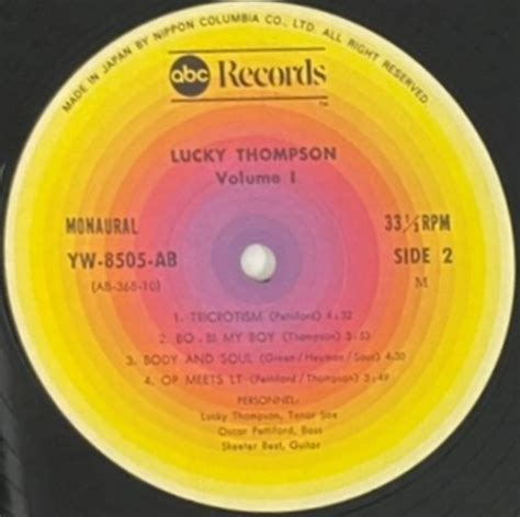 Lucky Thompson Featuring Oscar Pettiford Lucky Thompson Featuring
