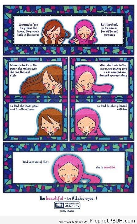 She Is Beautiful Drawings Of Female Muslims Muslimahs And Hijab