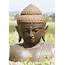 Stone Garden Buddha Bust 17 86ls178 Hindu Gods & Statues