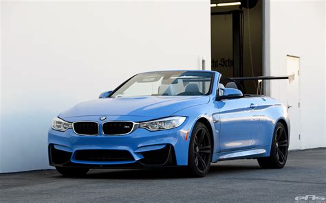 Yas Marina Blue Bmw M4 Convertible Has A Huge Trunk Wing To Boast With