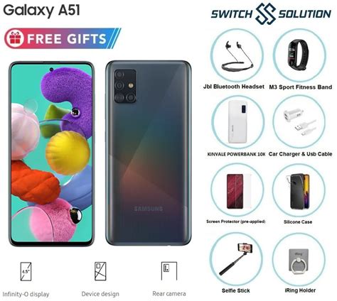 I received the $400 galaxy a51 for the software experience on the galaxy a51 is very similar to what you would find on samsung's recent flagships: Samsung Galaxy A51 8GB+128GB MY SET - Switch Solution S/B ...