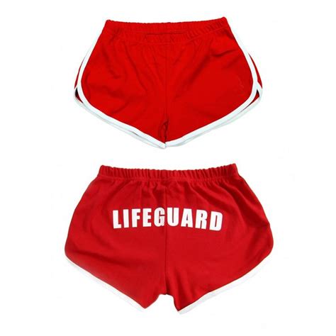 Womens Lifeguard Shorts Lifeguard Costume Spring Outfits Casual Lifeguard