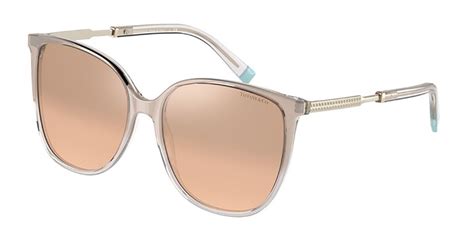 Tiffany And Co Tf4184 83353d Sunglasses Satin Light Pink Visiondirect Australia