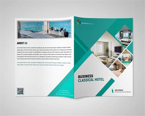 Hotel Service Bi Fold Brochure Design Free Psd Template