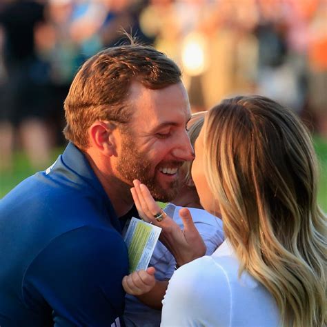 Dustin Johnson Fiancee Paulina Gretzky And Son Tatum Celebrate 2016 Us