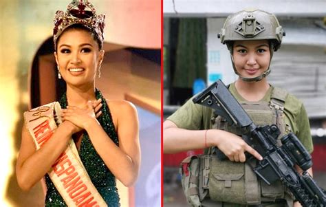 Beauty Queen Winwyn Marquez Tops Reservist Training Joins Ph Marines