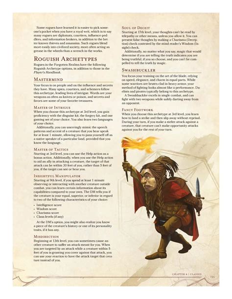 Dnd 5e Homebrew — Official Rogue Subclass Mastermind