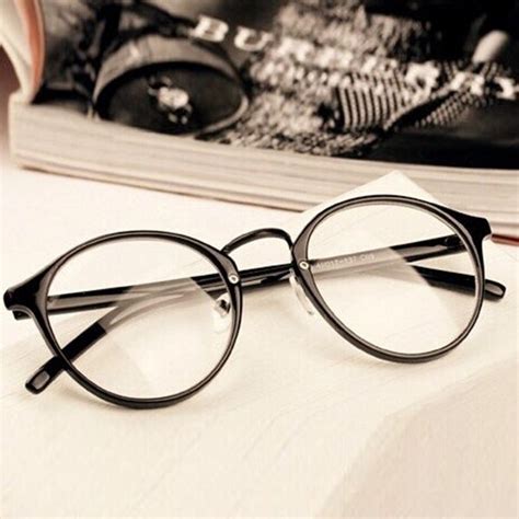 Men Women Nerd Glasses Clear Lens Eyewear Unisex Retro Eyeglasses