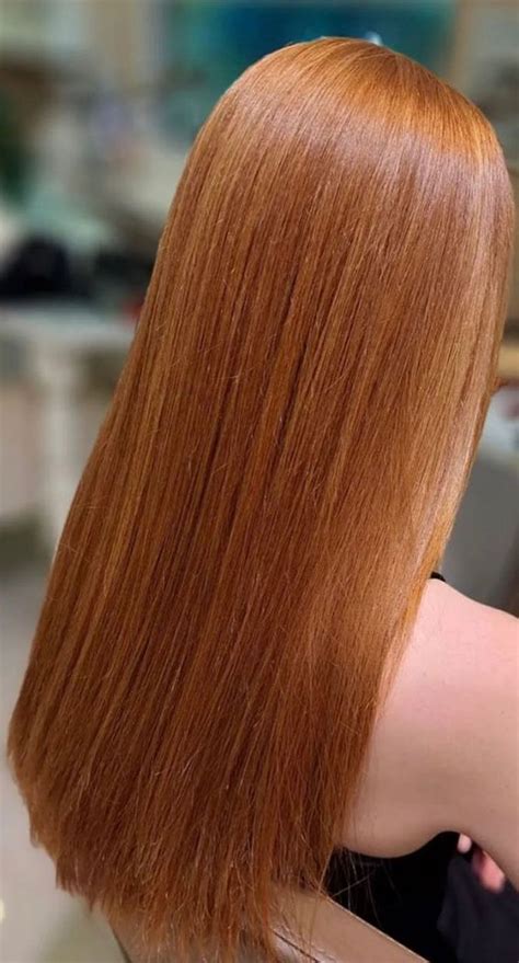 35 Copper Hair Colour Ideas And Hairstyles Natural Copper Long Straight