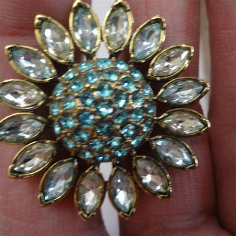 Heidi Daus Jewelry Heidi Daus Blue Stone Flower Ring Poshmark