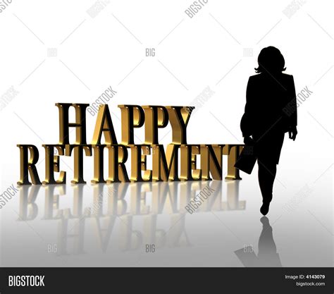 Happy Retirement Woman Graphic Image And Photo Bigstock