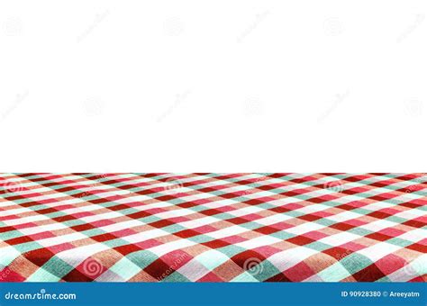 Picnic Table With Tablecloth Stock Photo Image Of Green Food 90928380