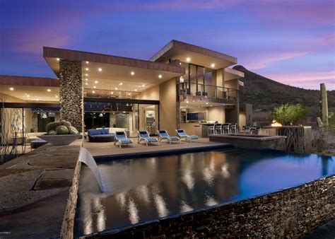 3975 Million Contemporary Style Stone And Stucco Home In Scottsdale Az