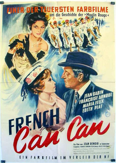 French Cancan Movie Poster French Can Can Movie Poster