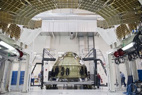 Orion Spacecraft Inside The Operations And Checkout Building Nasa