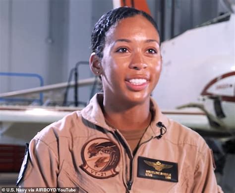 First Black Female Fighter Pilot In 110 Years Of Naval Aviation To