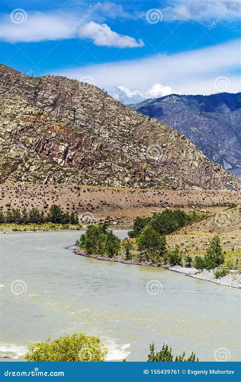The River Katun Gorny Altai Russia Stock Image Image Of Asia