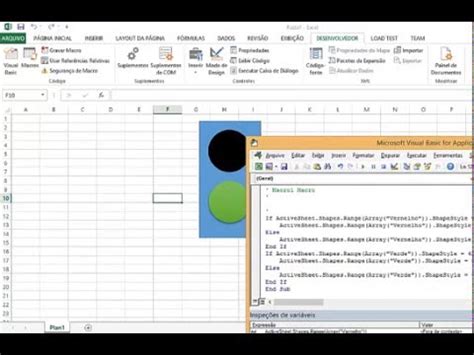 Excel VBA Avançado Objeto shape Piscando YouTube
