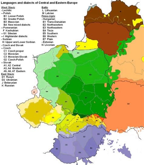 Languages And Dialects Of Central And Eastern Europe Polish Language