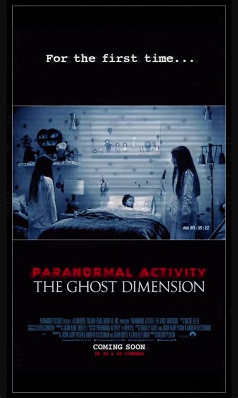 Paranormal Activity The Ghost Dimension 2015 Gregory Plotkin El