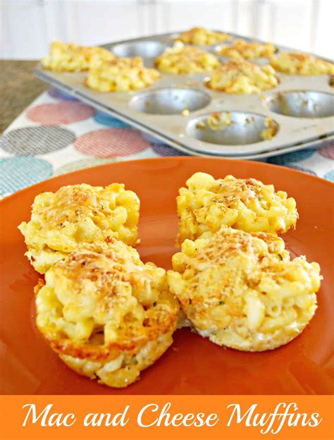 Spoon pasta mix into muffin tins and sprinkle each muffin cup with remaining monterey jack cheese and panko. Mac and Cheese Muffins - Food Fun Friday - Mess for Less