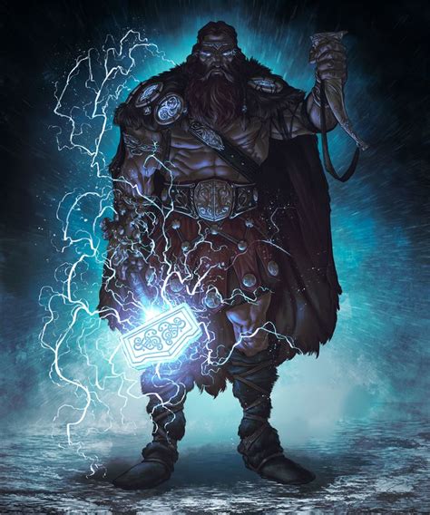 Norse Gods From Journey To Ragnarok Andrea Guardino Thor Art Thor