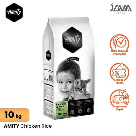 Jual Amity Cat Kitten Premium Food Chicken And Rice Makanan Kucing 10kg