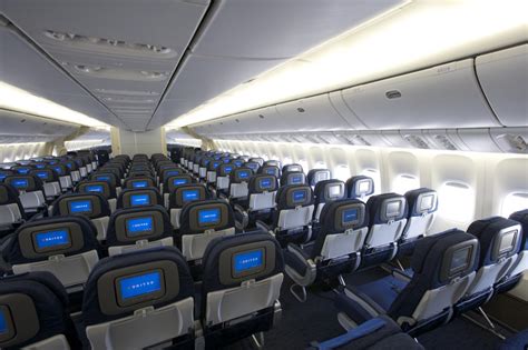 United Airlines Boeing 777 New Economy Cabin Interior A Photo On