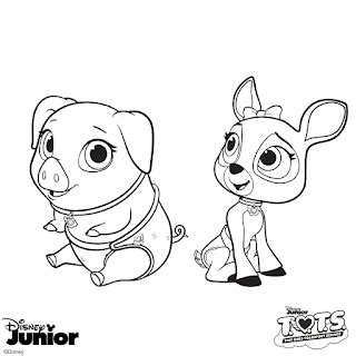 To keep the magic coming we ve rounded up our favorite disney junior coloring pages for an added activity during any binge watching sessions. T.O.T.S. Tiny Ones Transport Service coloring Pages