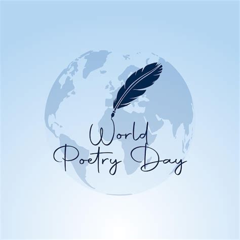 Premium Vector World Poetry Day
