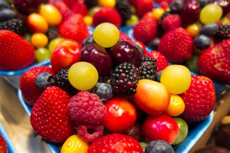 Mixed Fruit Berries Stock Image Image Of Black Fruit 121249139