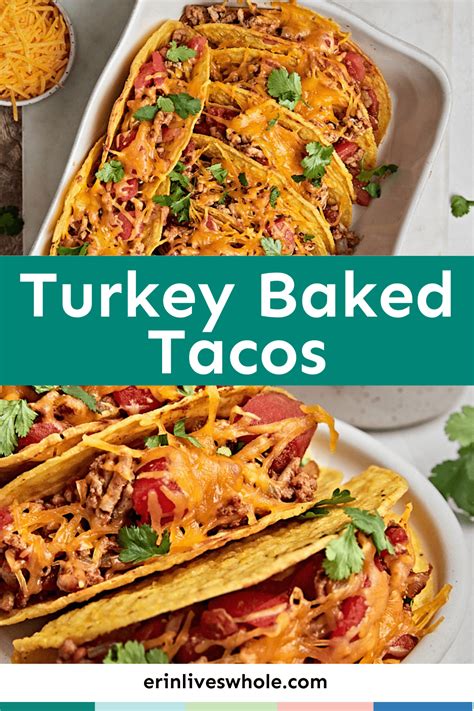 Enjoy The Flavors Of Perfectly Crunchy Oven Baked Turkey Tacos With