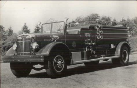 Blakely Pa Fire Engine Autocar Promo Real Photo Postcard Used 1950 Ebay