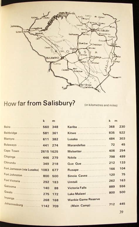 The Central Bottle Store Salisbury Rhodesia Wine And Spirit Booklet