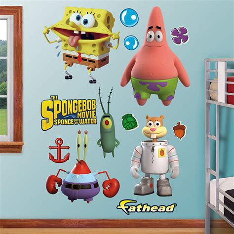 Spongebob Movie Collection Wall Decal Shop Fathead® For Spongebob Decor