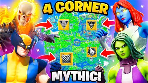 How much health does wolverine have in fortnite i'll show you the wolverine boss locations and how much health he has. Fortnite 4 Corner Boss Mythic Challenge! Ghost Rider, She ...
