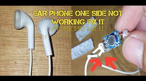 How To Repair Earphone If One Is Not Working 2021 Youtube