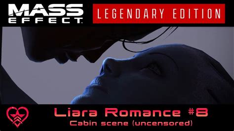 Mass Effect Liara Renegade Femshep Romance Part 8 Cabin Scene Youtube