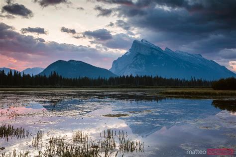 Vermillion Lakes Banff National Park Alberta Canada Royalty Free