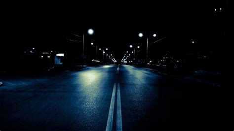 Night Road Wallpaper City Street At Night 50799 Hd Wallpaper And Backgrounds Download