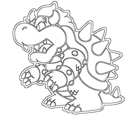 Mario bowser coloring pages 11. Dry Bowser Coloring Pages Coloring Pages