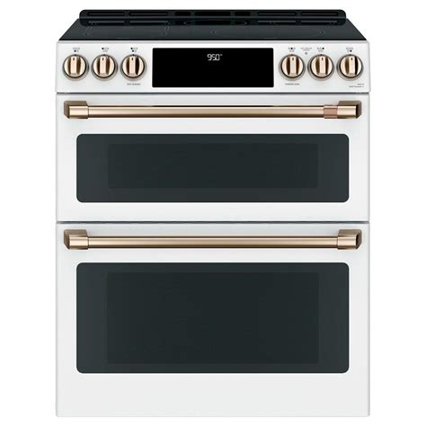 Ge Cafe 30 Slide In Front Control Induction And Convection Double Oven