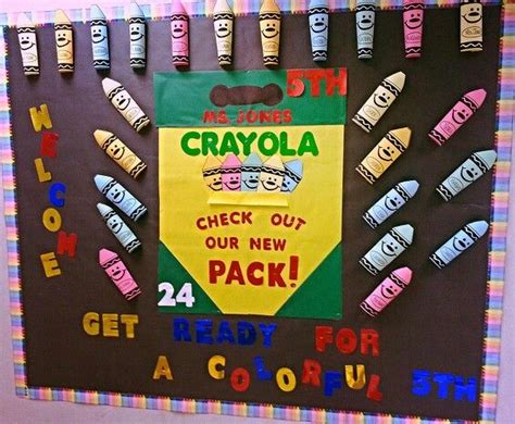 Crayon Bulletin Board Crayon Bulletin Boards Crayola Crayons Crayola
